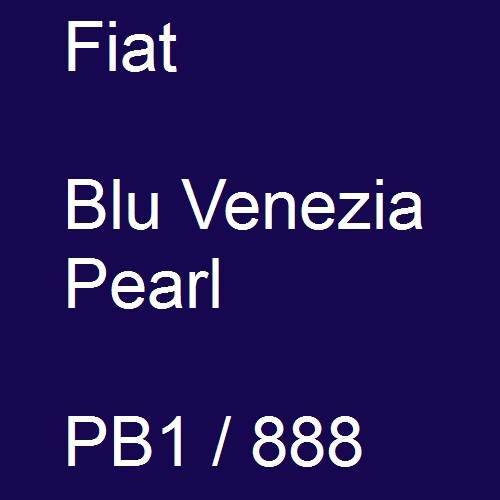 Fiat, Blu Venezia Pearl, PB1 / 888.